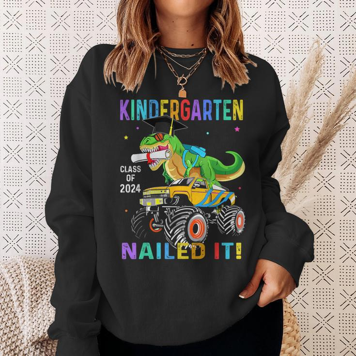 Kindergarten Graduation Class 2024 Graduate Dinosaur Boys Sweatshirt Gifts for Her