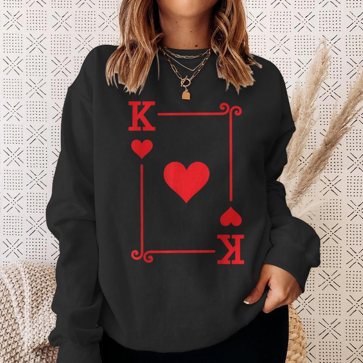 King Hearts Card Costume Playing Cards King Hearts Sweatshirt Gifts for Her