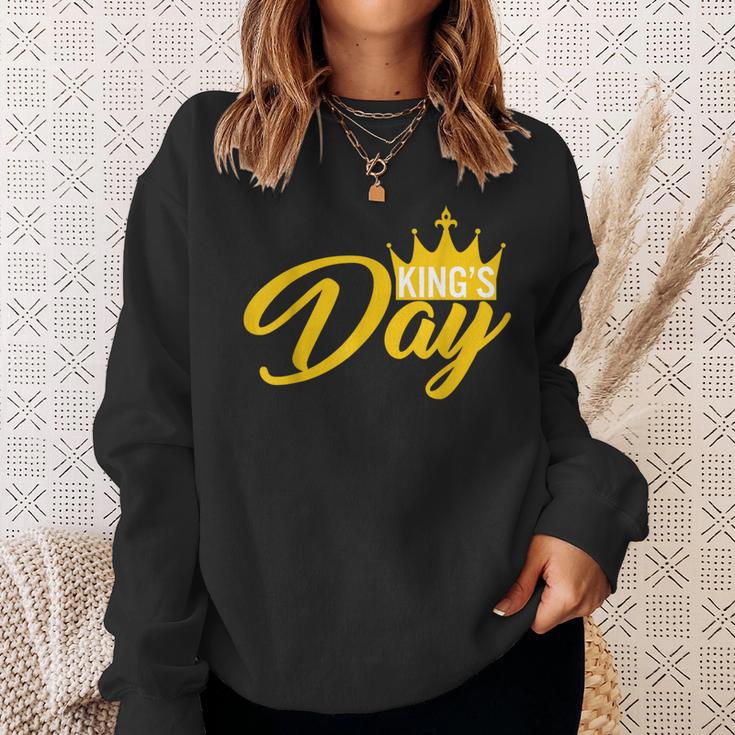 Kingsday Orange Amsterdam Koningsdag Kings Day Netherlands Sweatshirt Geschenke für Sie