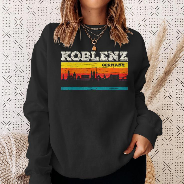 Koblenz Skyline Sweatshirt Geschenke für Sie