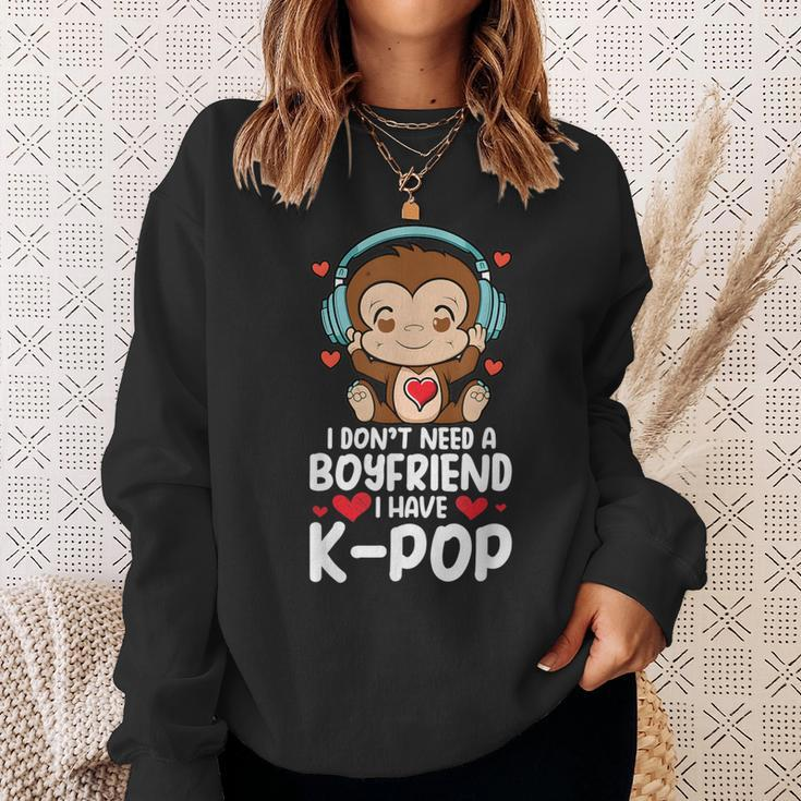 Kpop Items Bias Monkey Merch K-Pop Merchandise Fangirls Sweatshirt Gifts for Her