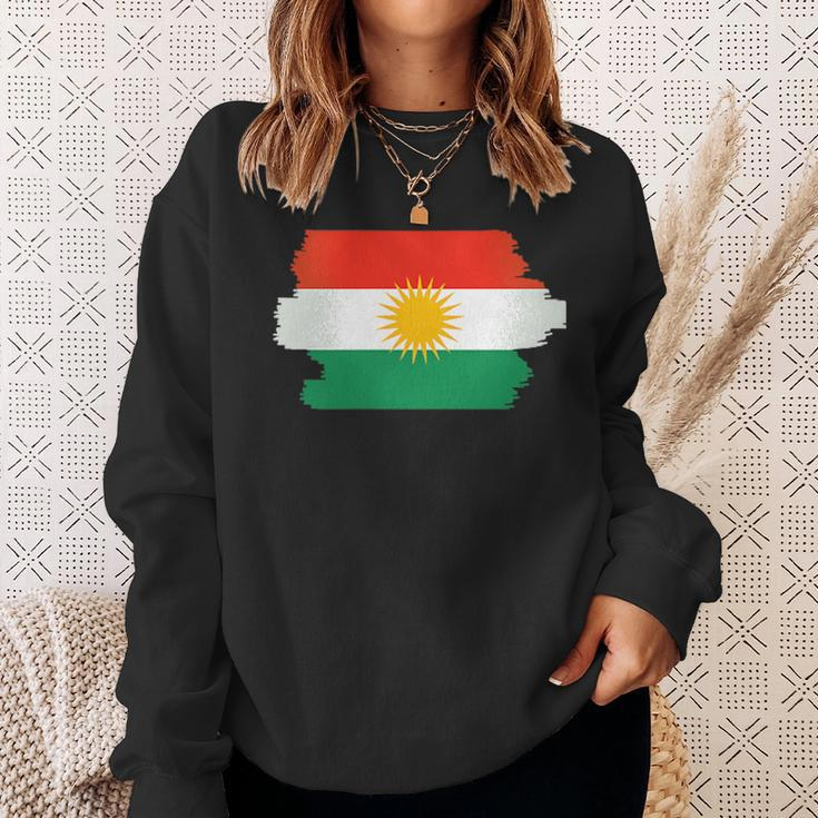 Kurdistan Flag Chest Kurdish Kurd Sweatshirt Geschenke für Sie