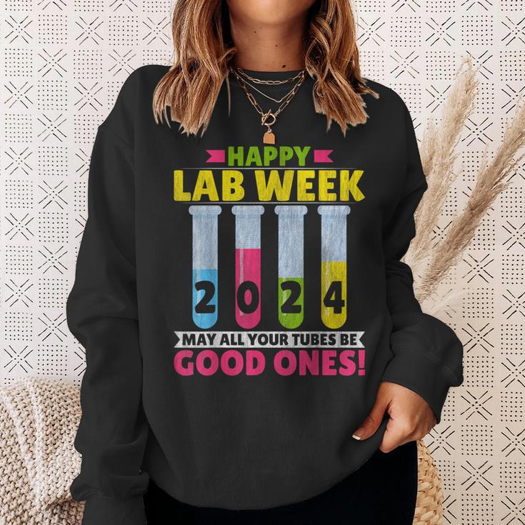 Lab Tech Happy Lab Week 2024 Lab Technician Sweatshirt Gifts for Her