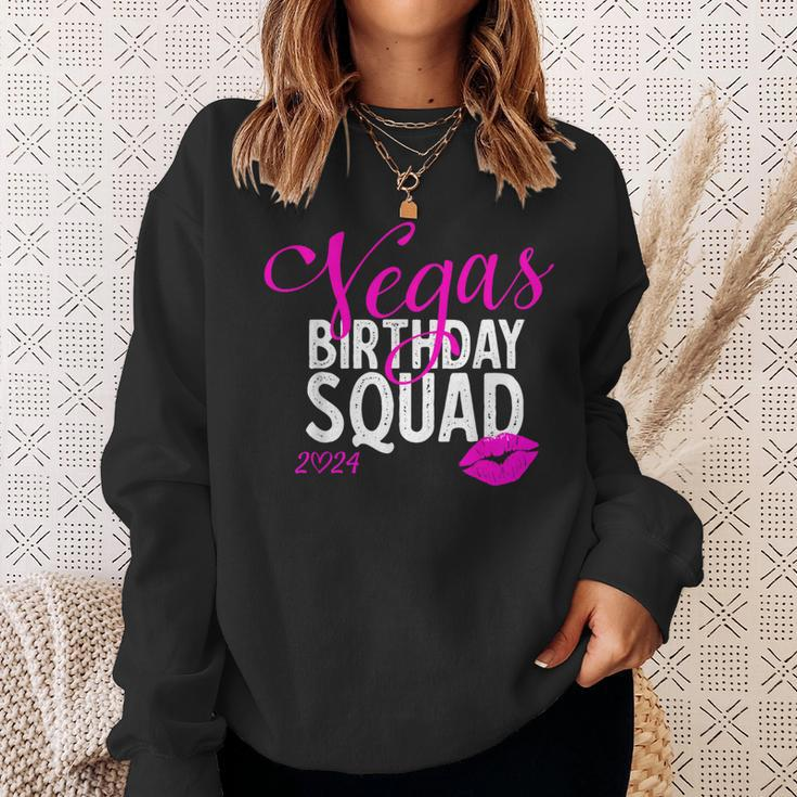 Las Vegas Girls Trip 2024 Girls Vegas Birthday Squad Sweatshirt Gifts for Her