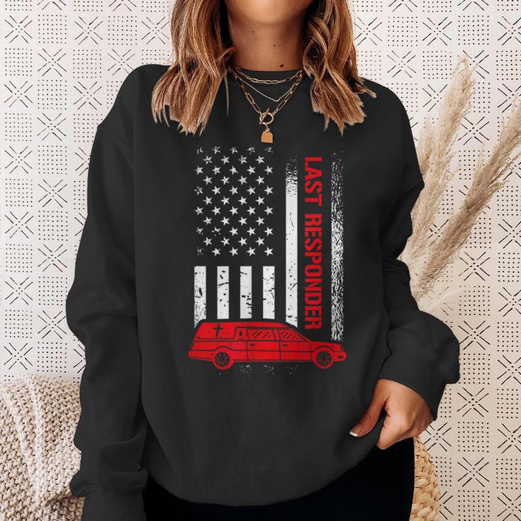 Last Responder Mortician Mortuary Science Funeral Director Sweatshirt Gifts for Her