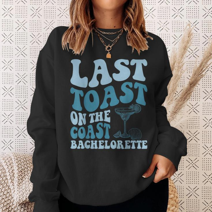 Last Toast On The Coast Margarita Beach Bachelorette Party Sweatshirt Gifts for Her