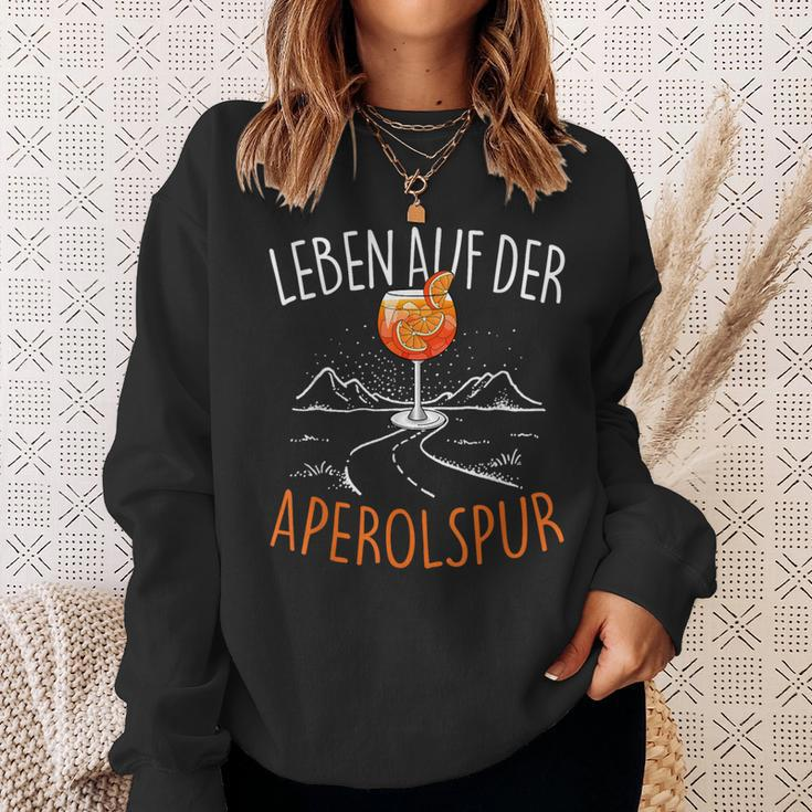 Leben Auf Der Aperolspur Official Spritz Club Aperollin' Sweatshirt Geschenke für Sie