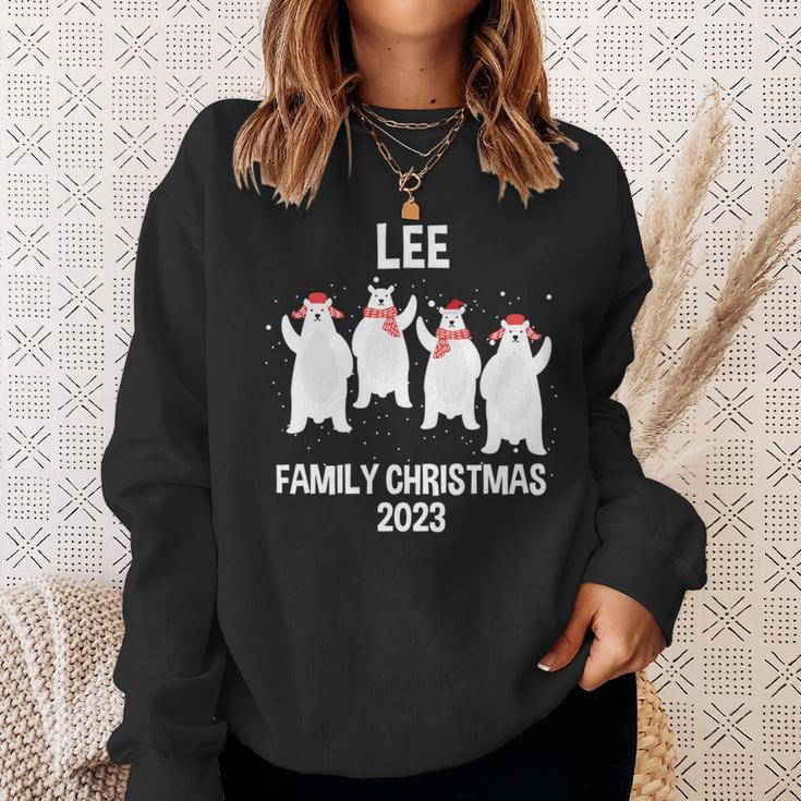 Lee Family Name Lee Family Christmas Sweatshirt Gifts for Her