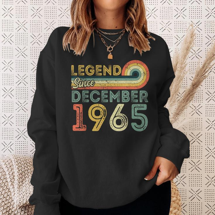 Legend Since December 1965 December 1965 Birthday Sweatshirt Gifts for Her
