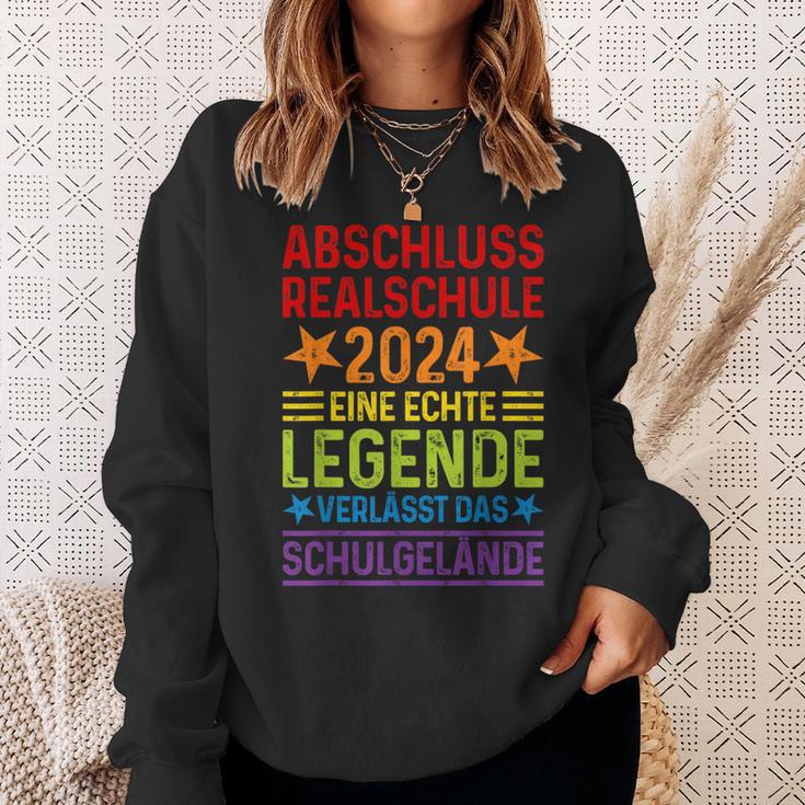 Legende Verlässt Schulgelände Realschule Abschluss 2024 Sweatshirt Geschenke für Sie