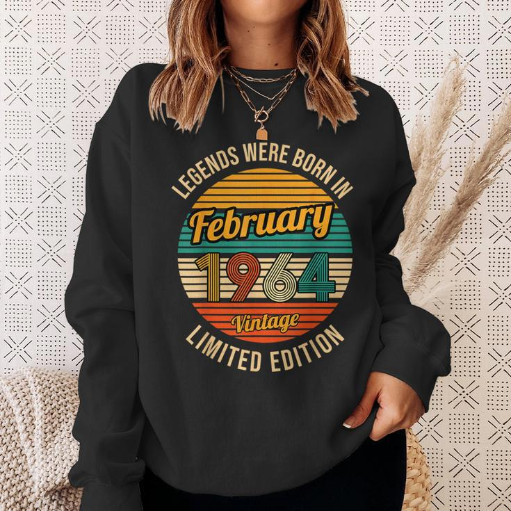Legends Were Born In January 1964 60Th Birthday Sweatshirt Gifts for Her