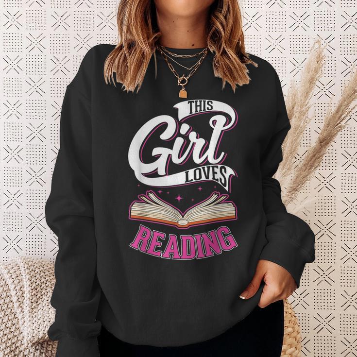 Leseratte Bücher Mädchen Bücherwurm Sweatshirt Geschenke für Sie