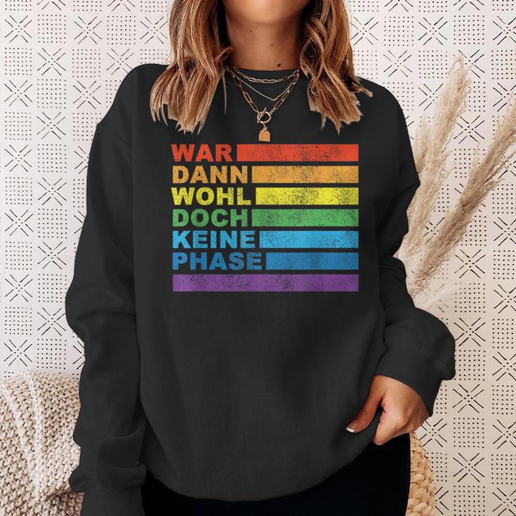 Lgbtq War Wohl Aber Keine Phase Lgbt Sweatshirt Geschenke für Sie