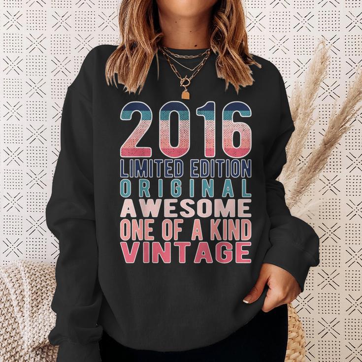 Limited Editionintage Retro Geburtsjahr 2016 Sweatshirt Geschenke für Sie