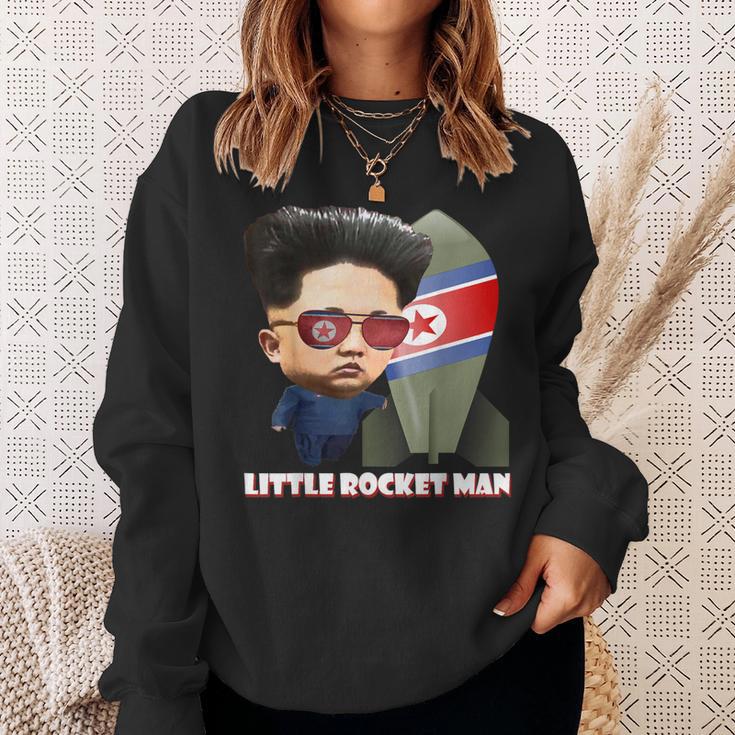 Little Rocket Man Kim Jong-Un Sweatshirt Gifts for Her