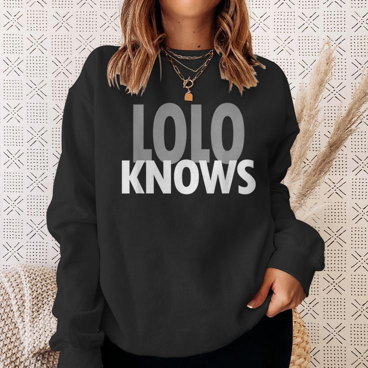 Lolo Knows Best Grandpa Ever Filipino Sweatshirt Gifts for Her