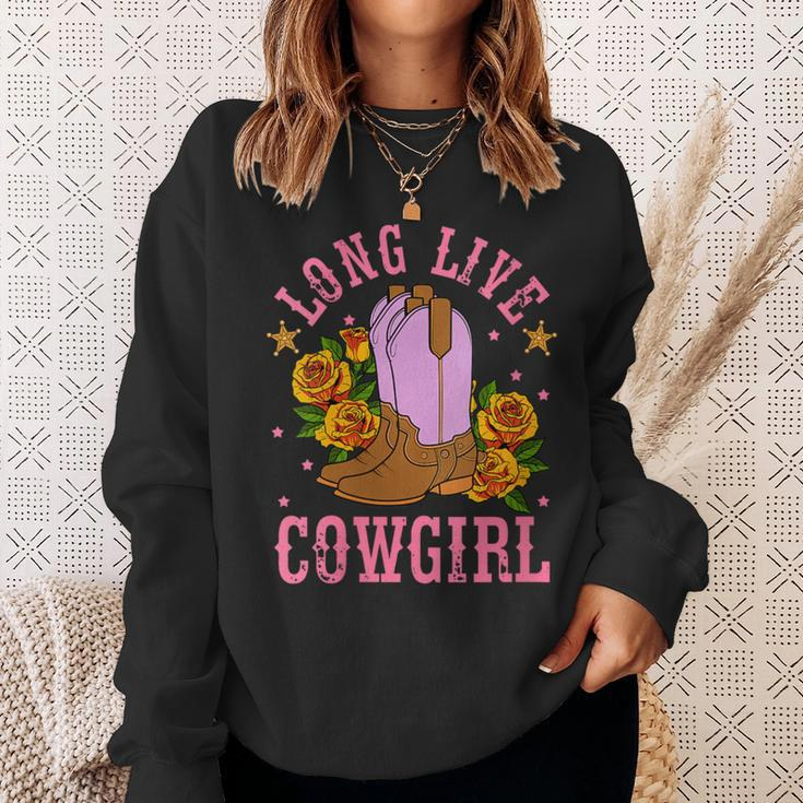 Long Live Western Country Southern Cowgirl Sweatshirt Gifts for Her
