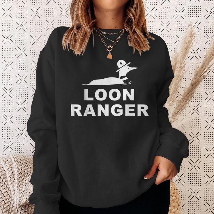 Loon Ranger Bird Watching Sweatshirt Gifts for Her