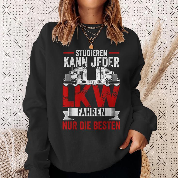 Lorry Driver Studier Kann Jeder Lruck Fahren Nur Die Beste S Sweatshirt Geschenke für Sie