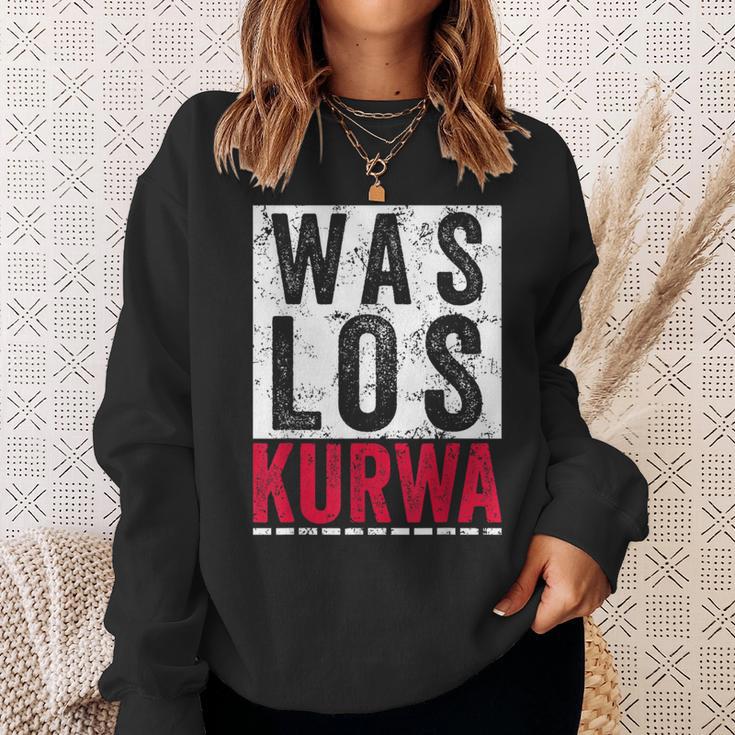 Was Los Kurwa Polska Kurwa Für Stolze Poland Sweatshirt Geschenke für Sie