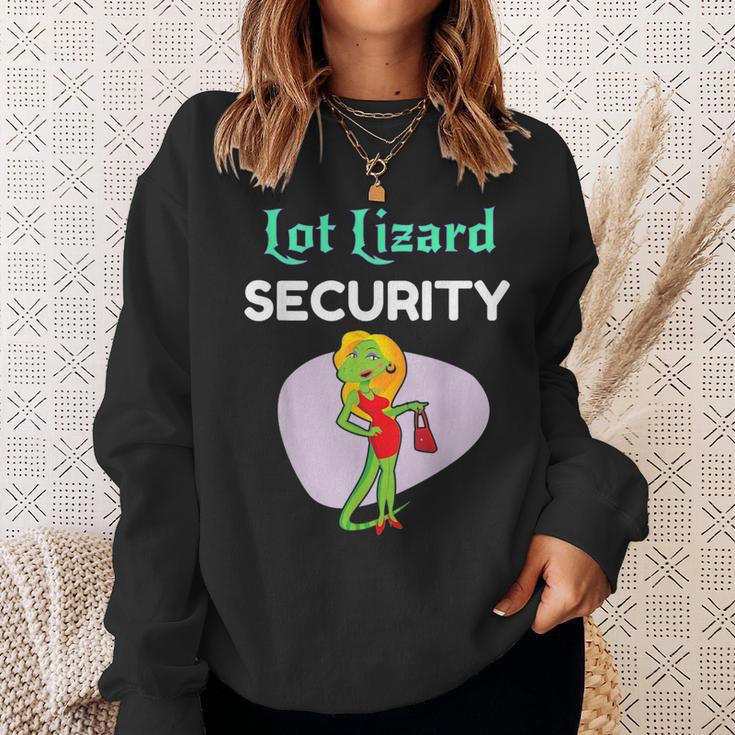 Lot Lizard Security Trailer Park Redneck Sweatshirt Gifts for Her