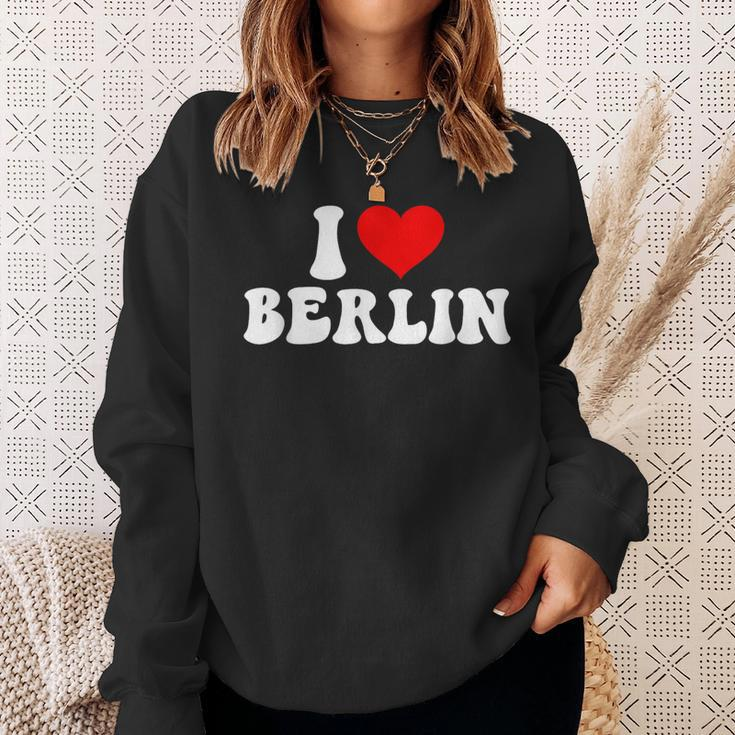 I Love Berlin Sweatshirt Geschenke für Sie