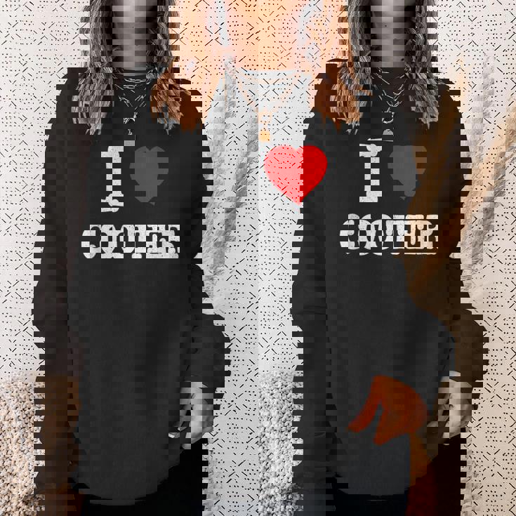 I Love Cooter Heart Cooter Lover Sweatshirt Gifts for Her