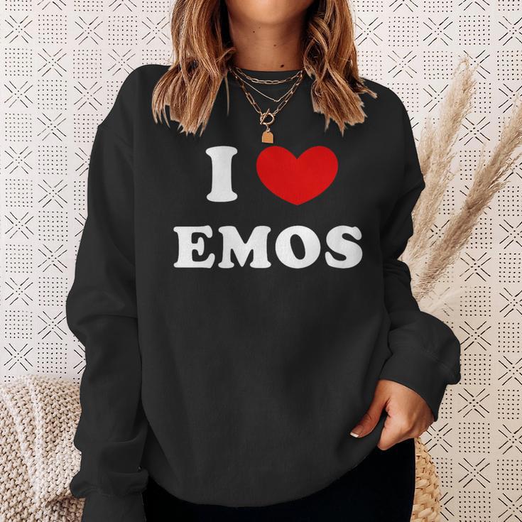 I Love Emos I Love Emos Sweatshirt Geschenke für Sie