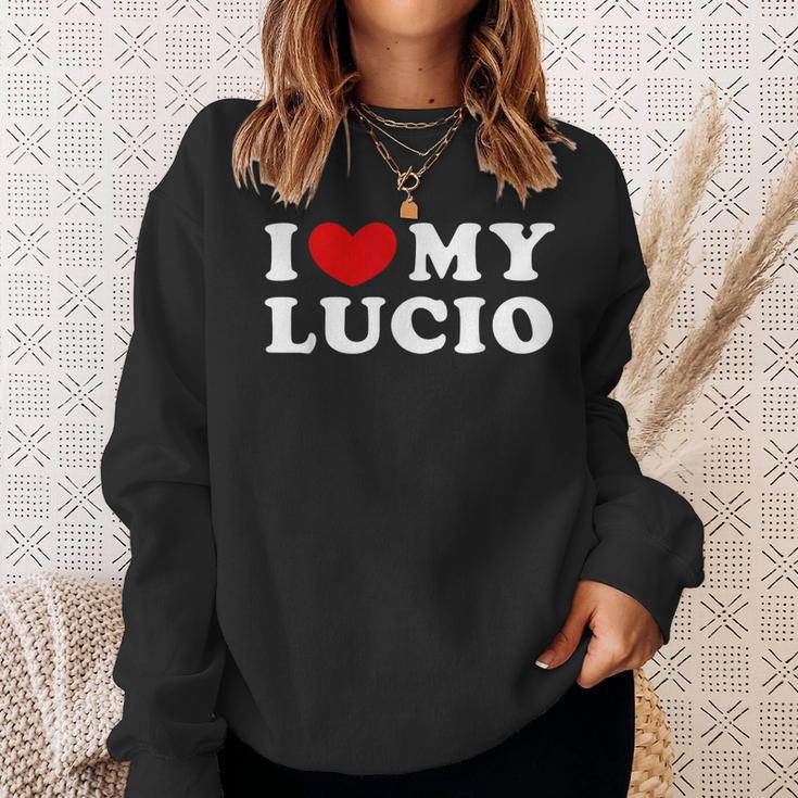 I Love My Lucio I Love My Lucio Sweatshirt Geschenke für Sie