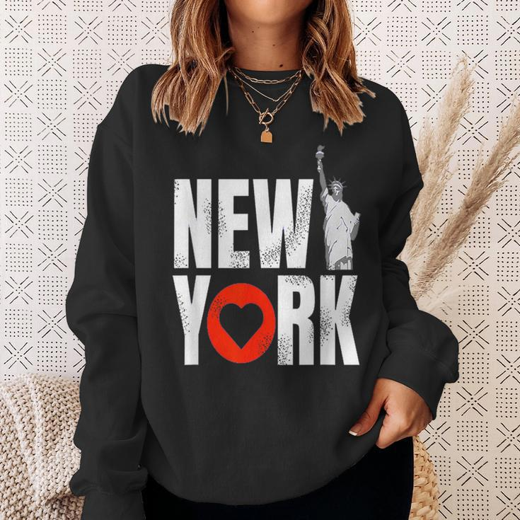 I Love New York City Statue Of Liberty America Souvenirs Sweatshirt Gifts for Her