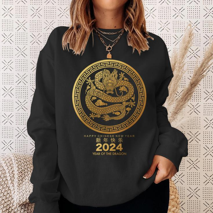 Lunar New Year Happy Chinese New Year Of The Dragon 2024 Sweatshirt Gifts for Her