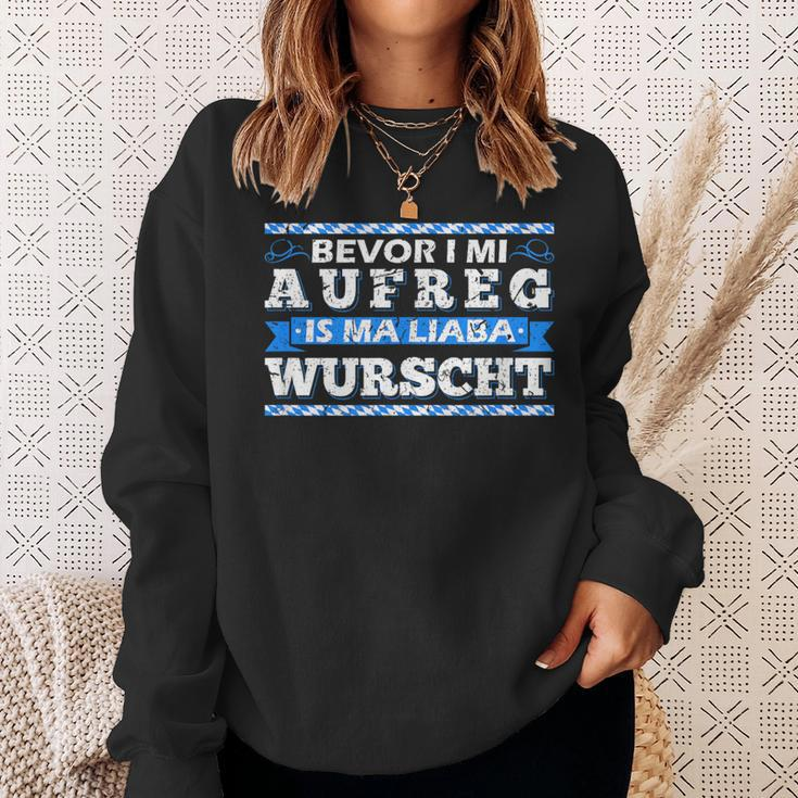 Lustige Bayrische Sprüche Bayern Dialekt Sweatshirt Geschenke für Sie