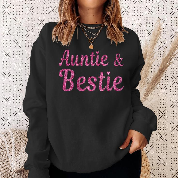 Lustige Tante Und Bestie Rosa Mädchen Coole Tanten Sweatshirt Geschenke für Sie