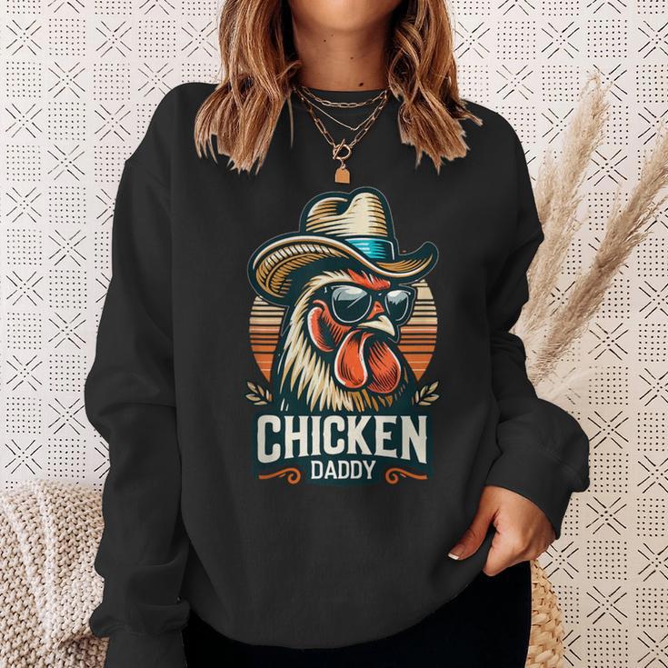 Lustiges Huhn Papa Männer Bauer Hühner Liebhaberatertag Sweatshirt Geschenke für Sie