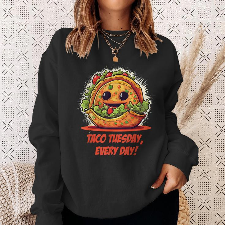 Lustiges Taco Sweatshirt, Taco Tuesday Motiv - Schwarz Geschenke für Sie