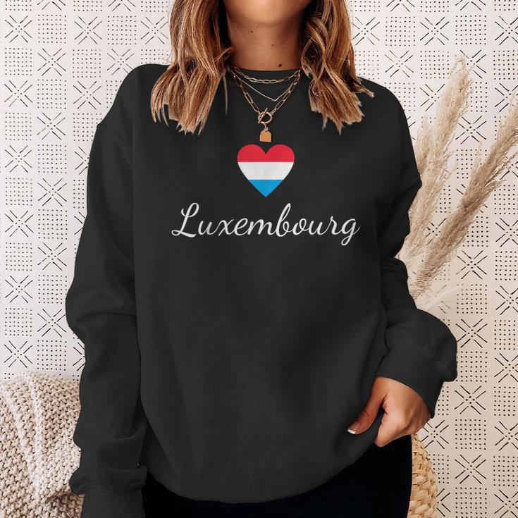 Luxembourg Luxembourg Flag Sweatshirt Geschenke für Sie