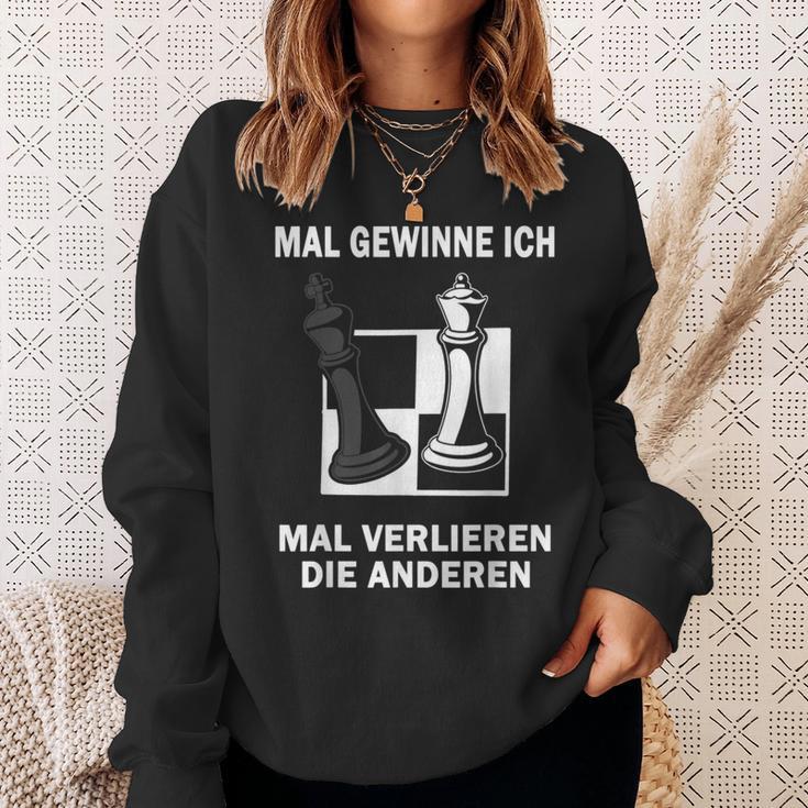 Mal Gewinne Ich Mal Verlieren Die Anderen Chess Chess Game Sweatshirt Geschenke für Sie