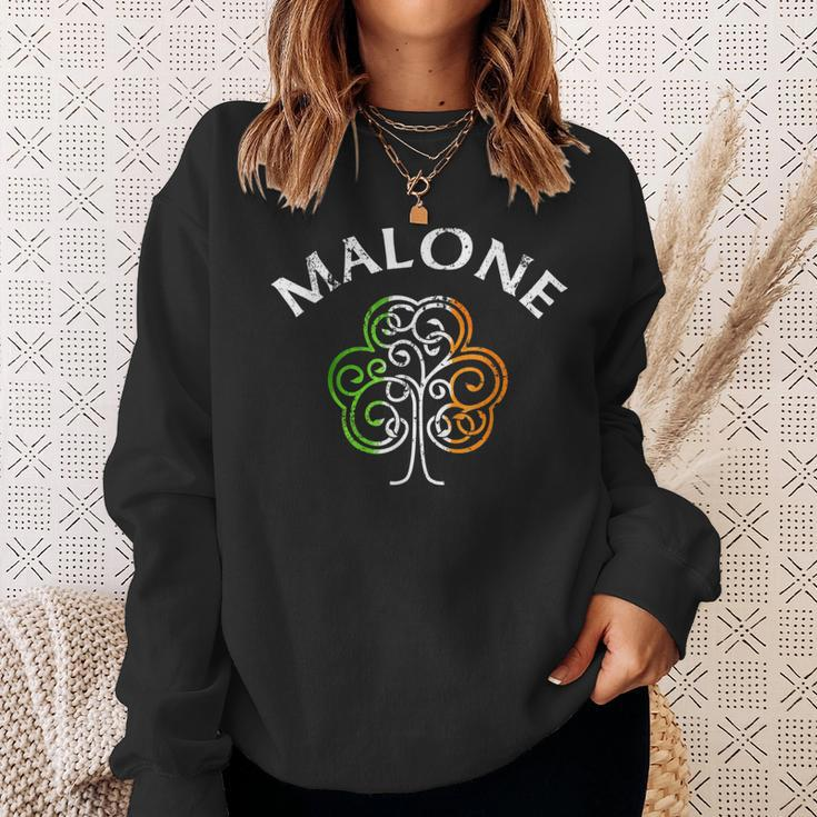 Malone Irish Family Name Sweatshirt Gifts for Her