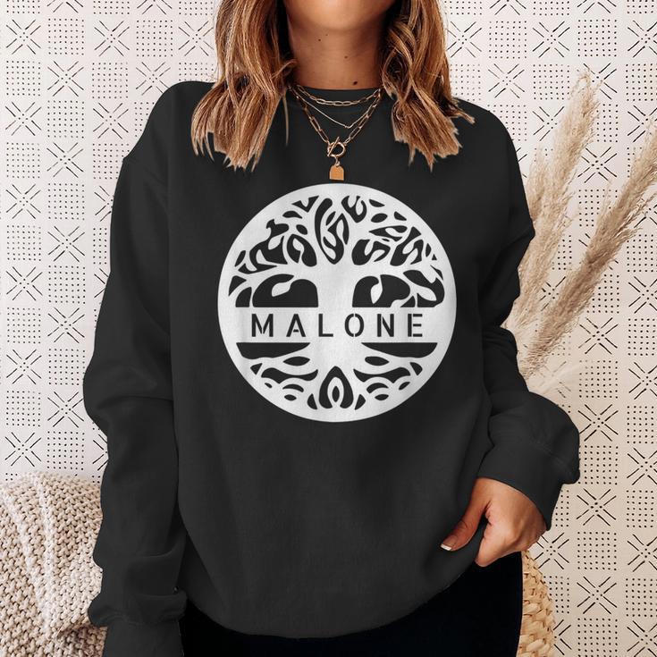 Malone Personalized Irish Name Celtic Tree Of Life Sweatshirt Gifts for Her