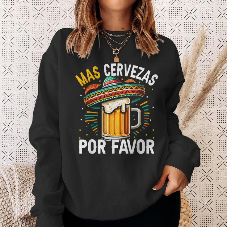 Mas Cervezas Por Favor Cinco De Mayo Drinking Men Sweatshirt Gifts for Her