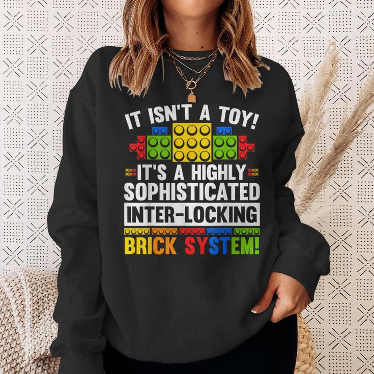 Master Builder Bricks Blocks Play Toys Sweatshirt Gifts for Her