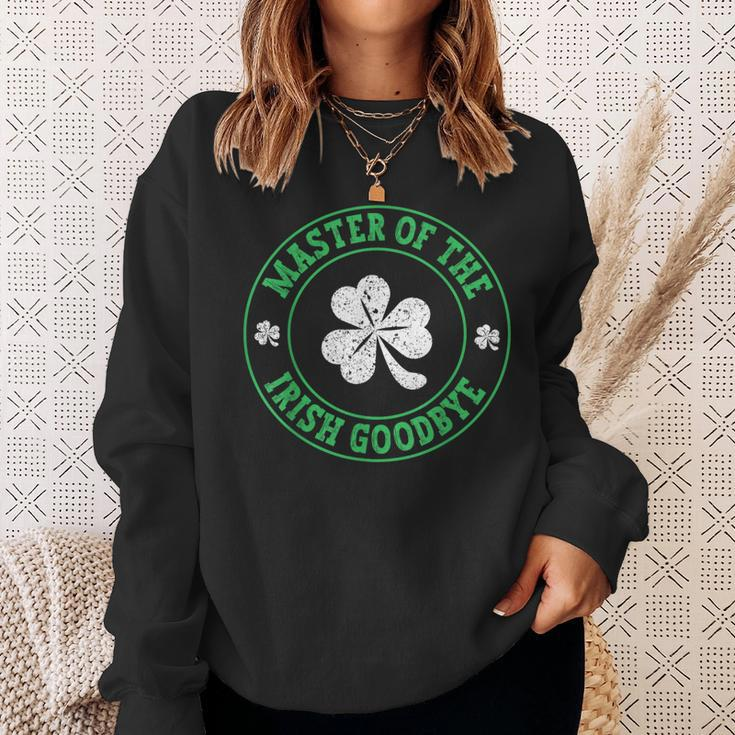 Master Of The Irish Goodbye St Patrick's Day Sweatshirt Gifts for Her