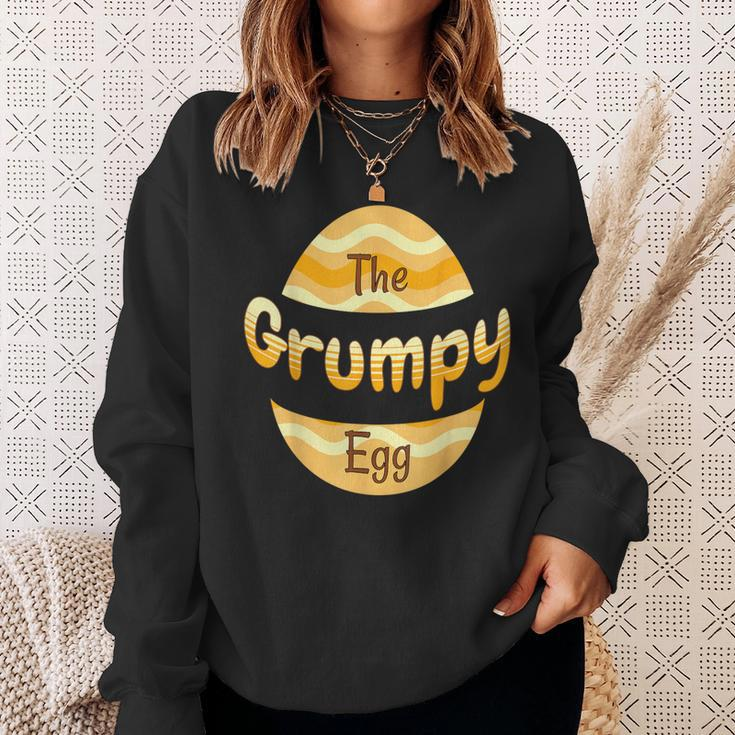 Matching Easter Pajamas And Outfits The Grumpy Easter Egg Sweatshirt Gifts for Her