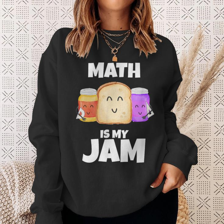 Math Is My Jam Math Lover Graphic Print Sweatshirt Gifts for Her