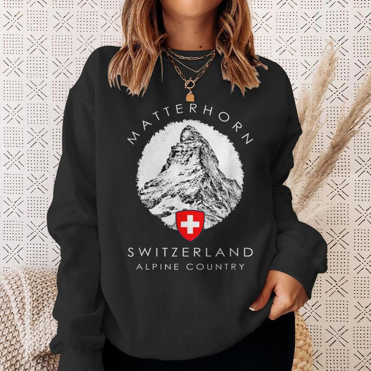 Matterhorn Switzerland Xo4u Original Sweatshirt Geschenke für Sie