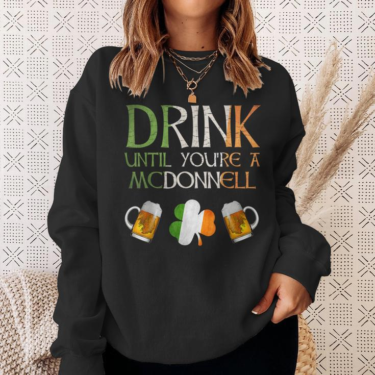 Mcdonnell Family Name For Proud Irish From Ireland Sweatshirt Gifts for Her