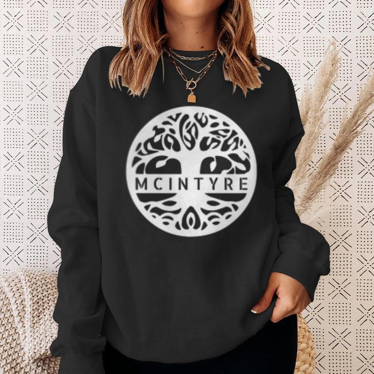 Mcintyre Personalized Irish Name Celtic Tree Of Life Sweatshirt Gifts for Her