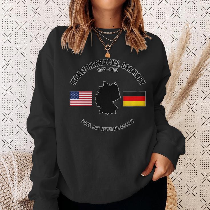 Mckee Barracks Germany Gone But Never Forgotten Veteran Sweatshirt Gifts for Her