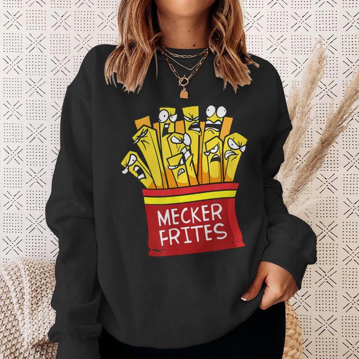 Mecker Frites Meckerfritze Scolding Fries Sweatshirt Geschenke für Sie