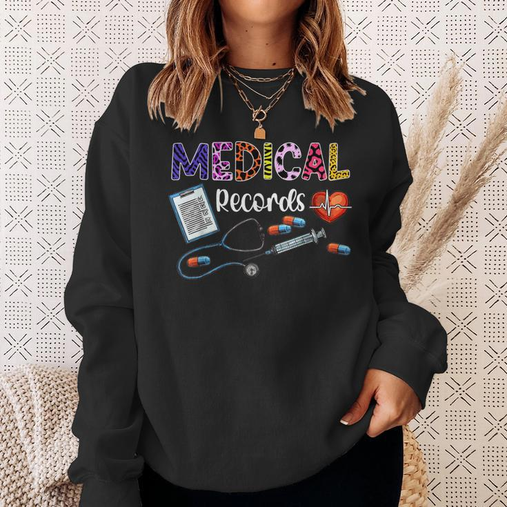 Medical Records Director Medical Records Clerk Sweatshirt Gifts for Her
